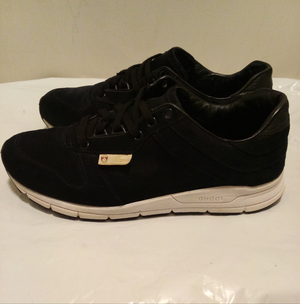 Gucci Suede Logo Low Trainers Shoes/Sneakers